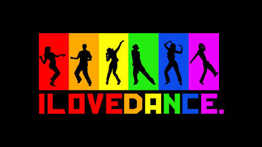 Jumping, dancing. Collage of six men and women vector moving cheerfully isolated on colored backgrounds in neon light. Concept of fashion, beauty, youth culture.